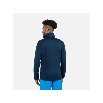 6. Rossignol Blackside Fleece Fz Navy Blue Sweatshirt