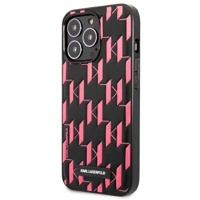 2. Karl Lagerfeld Monogram Plaque iPhone 13 Pro / 13 6.1" Case - Pink