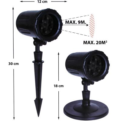 17. LED Snowflake Projector