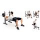 3. ZIPRO CORE Adjustable Gym Chair, Home Black