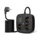 2. Tech-Protect PCS3X4 power strip, 3 sockets, 2xUSB-A, 2xUSB-C 200 cm - black