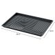 3. SMALL DRAINER SHOE RACK TASSY DRY PAD BLACK PROSPERPLAST