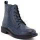 Blue women’s leather worker boots Sergio Leone 25172-S