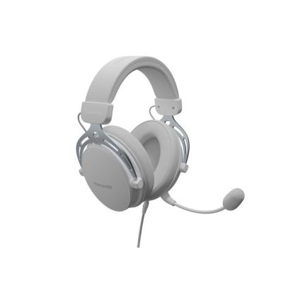 8. Genesis Toron 531 on-ear headphones with microphone, white