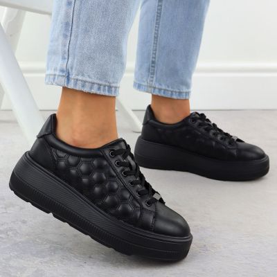 7. Filippo W DP7285 PAW639A quilted platform shoes