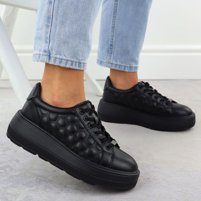 7. Filippo W DP7285 PAW639A quilted platform shoes