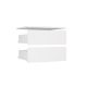 10. OPENO Modular Wardrobe SET 260/250 WHITE with Drawers, Rails and Shelves – Large, for the Bedroom