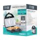 3. TEESA 3-IN-1 TOAST MAKER WITH CERAMIC INSERTS