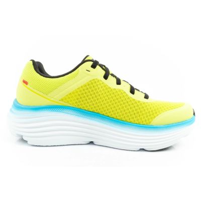 4. Skechers Max Cushioning Men's Lightweight Lime Running Shoes
