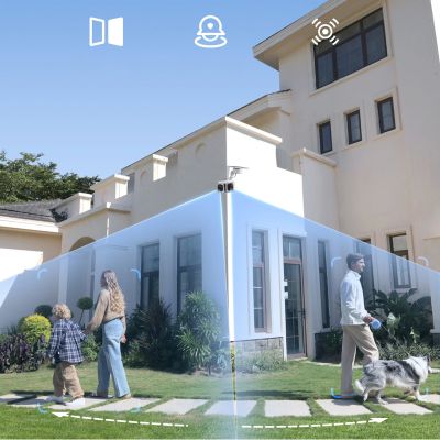 11. Baseus Security X1 Pro Dual Camera 3K Outdoor Camera - White