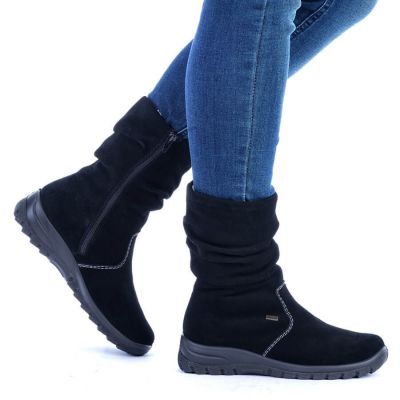 25. RIEKER W RKR130 insulated leather ankle boots
