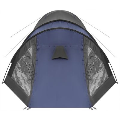 22. ENERO CAMP 4-PERSON COOL BLACK-BLUE TENT