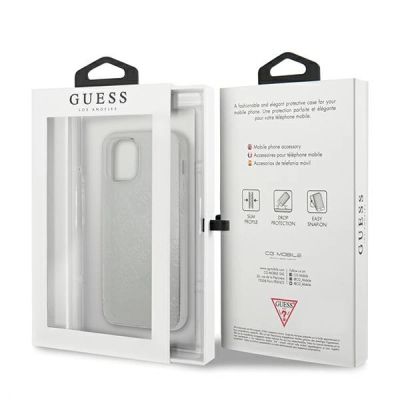 8. Guess GUHCP12S3D4GTR iPhone 12 mini 5.4" transparent hardcase 4G 3D Pattern Collection
