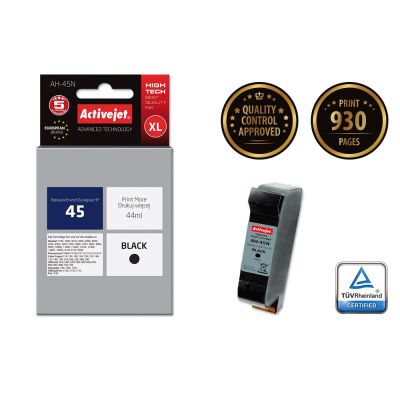2. Activejet AH-45N Ink (replaces HP 45 51645A; Supreme; 44 ml; black)