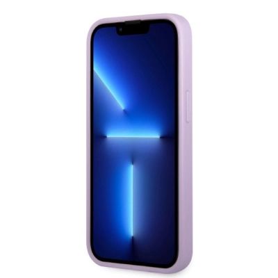 5. Guess GUHCP13LPS4MU iPhone 13 Pro / 13 6.1" purple/purple hardcase Saffiano 4G Small Metal Logo