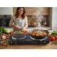 12. ESPERANZA ELECTRIC COOKER YELLOWSTONE 1500W + 1000W BLACK EKH014K