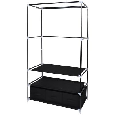 10. TEXTILE WARDROBE 88x50x160CM ORNAMENT 45245