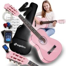 SUPRIMO JRC SET PK classical guitar 1/4 pink for