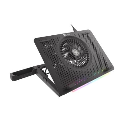 5. Genesis Oxid 450 RGB 15.6" laptop cooling pad with fan, backlight, 2 USB