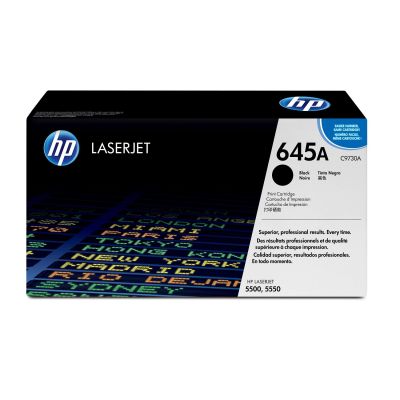 146. HP 645A original black LaserJet toner cartridge
