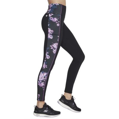 3. Skechers GO Stretch Winter Bloom Legging LG5-BLVP Black XS