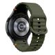 2. Tech-Protect Silicone Sport Strap for Samsung Galaxy Watch 4 / 5 / 5 Pro / 6 / 7 / FE - Green