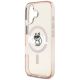 6. Karl Lagerfeld IML Choupette Sketch Logo MagSafe iPhone 17 Case - Pink