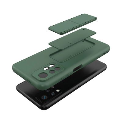 6. Wozinsky Kickstand Case silicone case with stand Xiaomi Redmi 10 case red