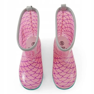 4. Perletti Mermaid rain boots for girls
