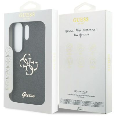 8. Guess Fixed Glitter Big 4G Metal Logo case for Samsung Galaxy S26 Ultra - black