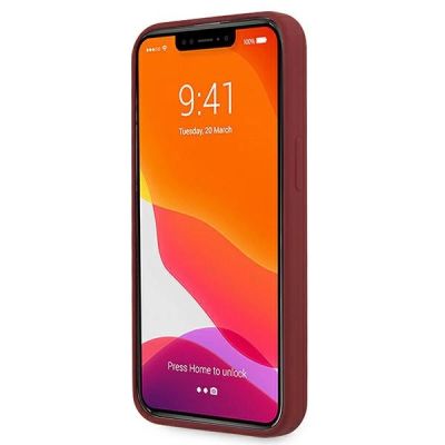 5. Mercedes Silicone Line Case for iPhone 13 Pro Max - Red