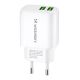 Wozinsky CUWCW 2.4A 2 x USB-A Wall Charger - White