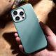 17. iCarer Litchi Premium Leather Case iPhone 14 Pro Max Magnetic Leather Case with MagSafe Green (WMI14220712-GN)