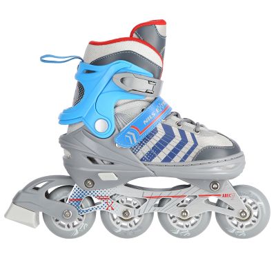 4. NH18192 4in1 GREY-BLUE SIZE L(39-43) ROLLER SKATES WITH HOCKEY SLEEVE NILS EXTREME