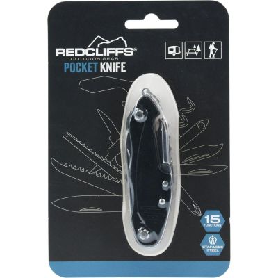 5. SURVIVAL KIT TOURIST POCKET KNIFE 15IN1 BLACK