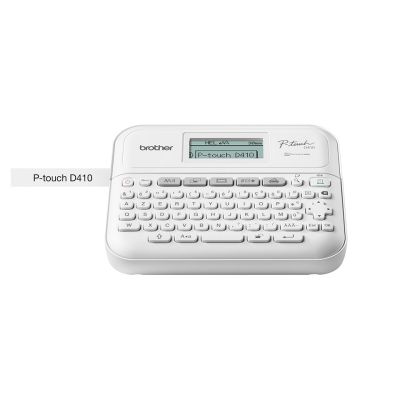 8. Brother PT-D410VP ZINK (Zero-Ink) Label Printer 180 x 180 DPI Wired TZe QWERTY