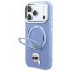 2. Karl Lagerfeld with Ring Stand 360 Karl Head Pin MagSafe Case for iPhone 18 Pro / 17 Pro - Light Blue