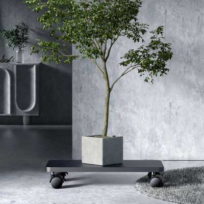 6. Orico CPB6 Computer Stand with Wheels - Black