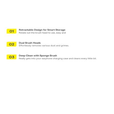 21. Baseus headphone cleaning brush white (NGBS000002)