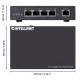 6. Intellinet 561617 Network Extender Network Transmitter Black 10, 100, 1000 Mbit/s