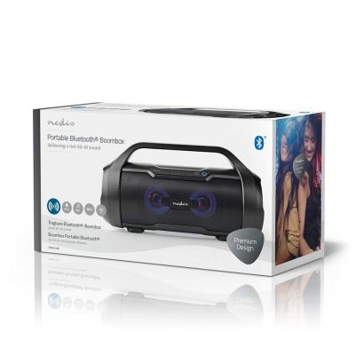 20. Nedis Party Boombox 60W LED Speaker [60W/ 6Std Battery/ Bluetooth/ TWS/ LED]