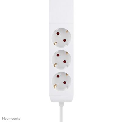 7. Neomounts DS22-840WH6 1.4m 3-way power outlet splitter, indoor white