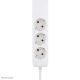 7. Neomounts DS22-840WH6 1.4m 3-way power outlet splitter, indoor white