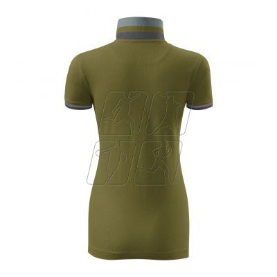 3. Malfini Collar Up polo shirt W MLI-257A3 avocado green