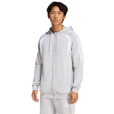 Men's adidas Tiro 26 League Sweat Full Zip Hoody Gray KF3319