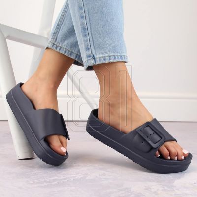 2. Big Star W INT1967 platform flip-flops, navy blue