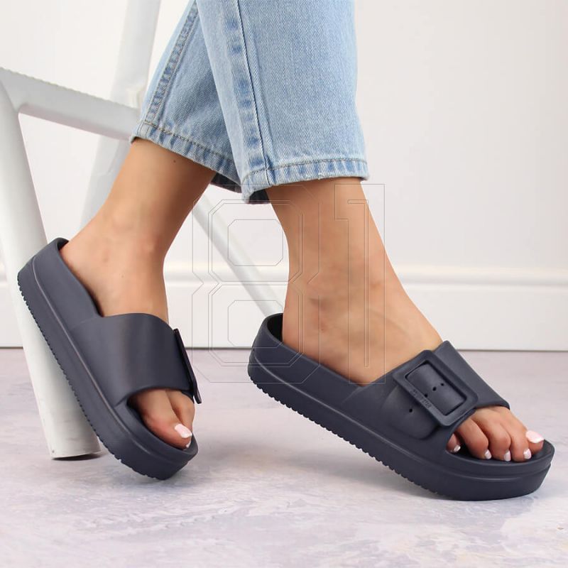 2. Big Star W INT1967 platform flip-flops, navy blue