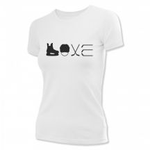 Sportrebel Love 3 Wmn Short Sleeve T-shirt