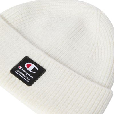 6. Champion Beanie Cap Cream 806069 WW056