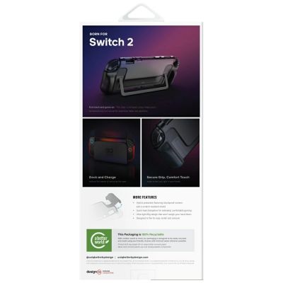 5. Uniq Hybrid Bytearmor case for Nintendo Switch 2 - black